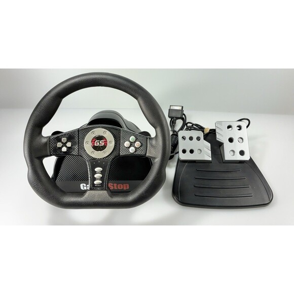 GameStop GS PlayStation 2 BB-031 Wired Racing Wheel and Pedals Tested - Picture 3 of 14